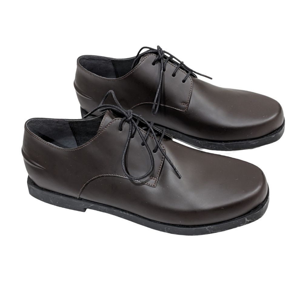 Camper Mortimer Men's Brown Leather Lace-up Casual Shoes - Euro 46, US 13
